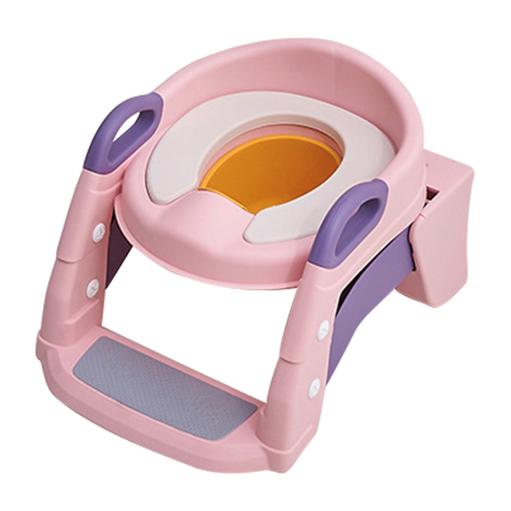 M301-BC PU Seat Cushion Foldable Toilet Baby Children Potty Training Toilet Seat with Ladder M301-BC PU Seat Cushion Foldable Toilet Baby Children Potty Training Toilet Seat with Ladder